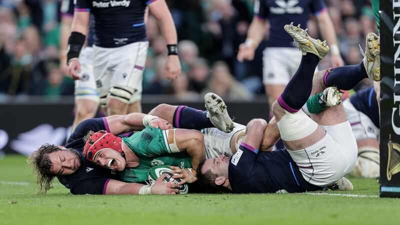 Josh van der Flier has massively improved his passing game. Photograph: Laszlo Geczo/Inpho