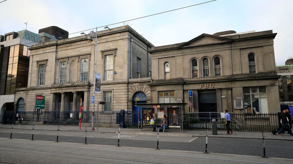 The former Bank Branch and the former Baptist Church buildings on Lower Abbey Street, Dublin where Wetherspoon had applied for planning permission. Photograph: Nick Bradshaw