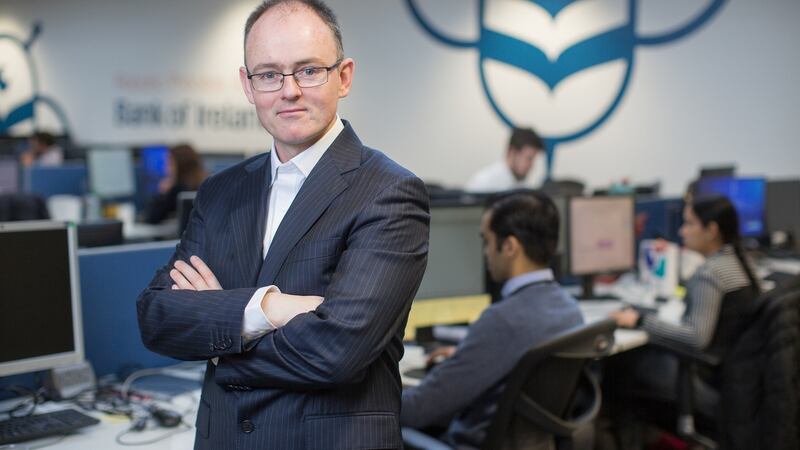 Jonathan Kidd, head of digital operations and robotics at Bank of Ireland at the Cabinteely centre