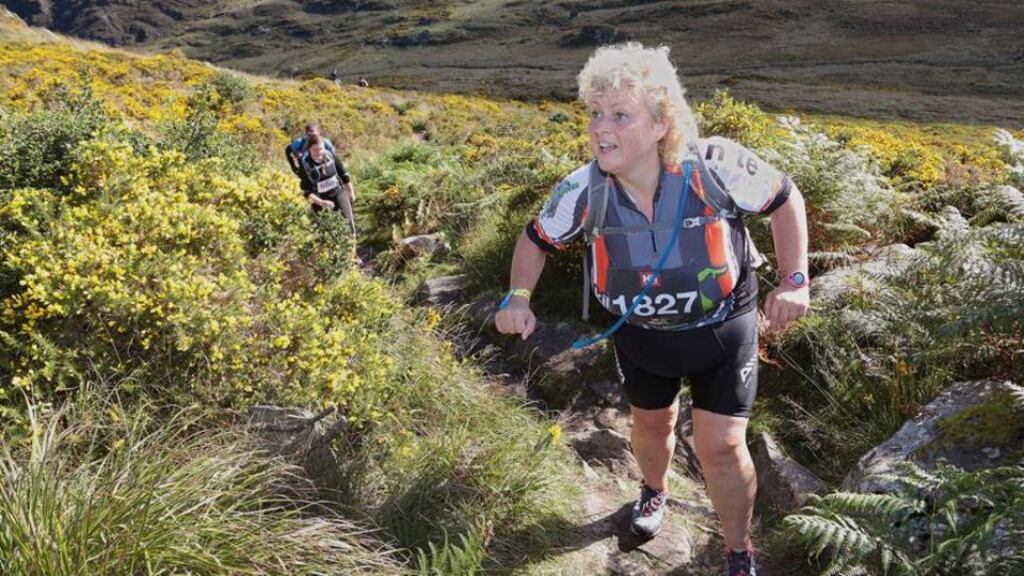 Teena Gates: competing in the Killarney Adventure Race, which is one of her greatest achievements.