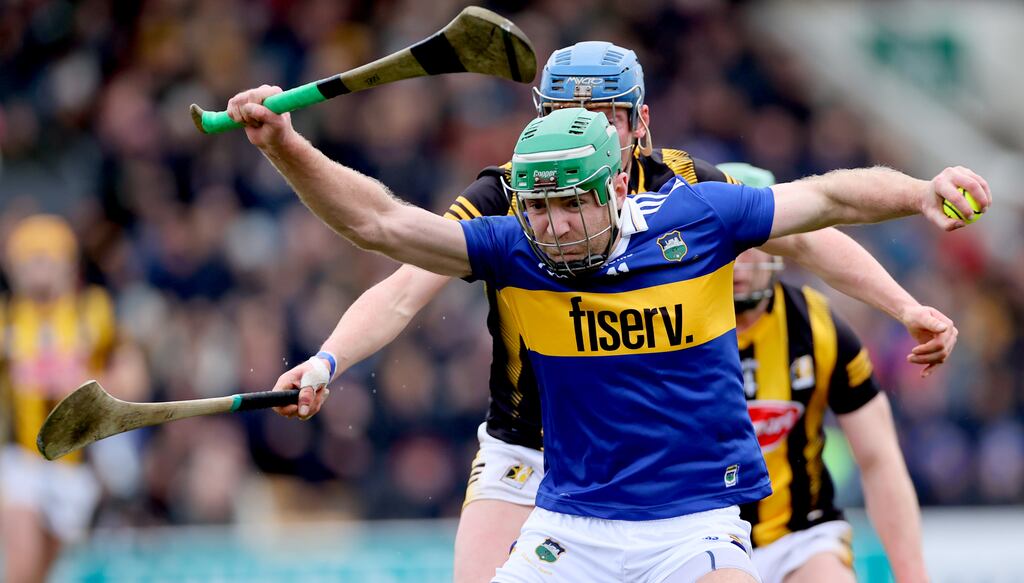 Noel McGrath in action against Kilkenny. `That’s why you train, to play in the championship matches. I love it. I’m enjoying the buzz of the new players coming in and pushing us all on.' Photograph: James Crombie/Inpho