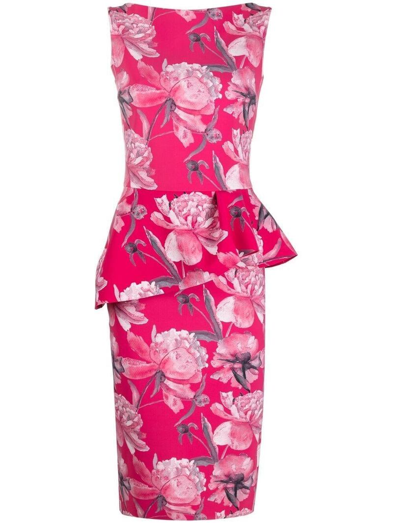 Peony print dress by Chiara Boni €615 at anastasiashop.com