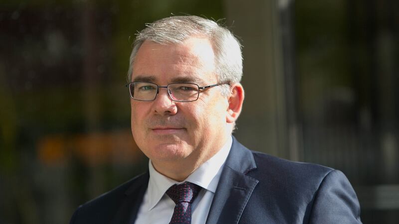 AIB chief executive Bernard Byrne was named Irish Times Business Person of the Month in June. Photograph: Gareth Chaney/Collins