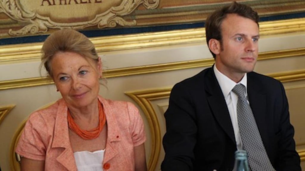 Sophie de Menthon with Emmanuel Macron: “What I did for four years in the private sector is very useful for what I am doing today.”