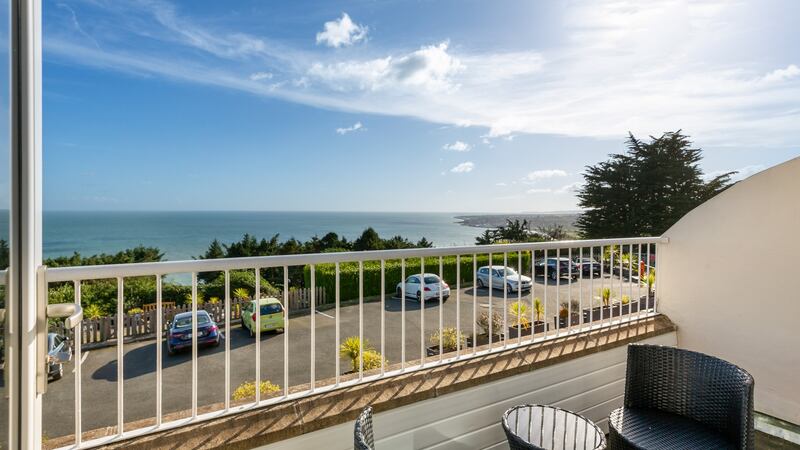 Sea views from terrace