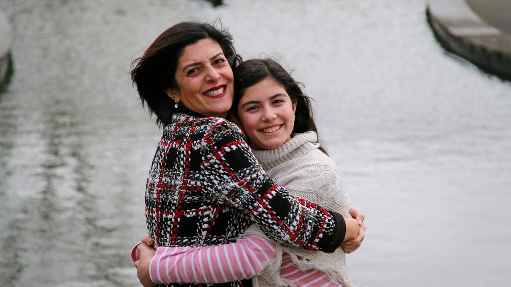 Samira Kaissi and her daughter Sara (11): “I have no friends here and I don’t really socialise with people from work. But it still feels right and I’m seriously considering buying a house.” Photograph Nick Bradshaw