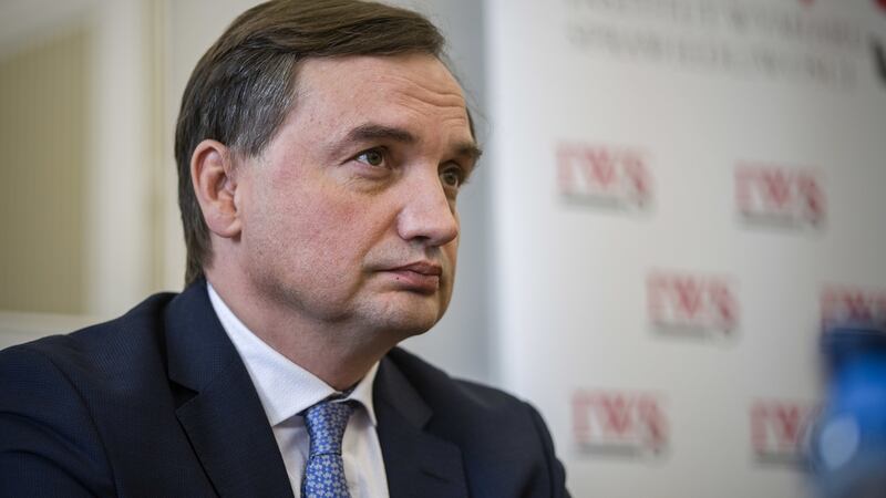 Poland’s former justice minister Zbigniew Ziobro. Prosecutors are investigating whether €66 million from a fund to compensate crime victims was redirected by Ziobro for political aims and to friendly institutions. Photograph: Attila Husejnow/Getty Images