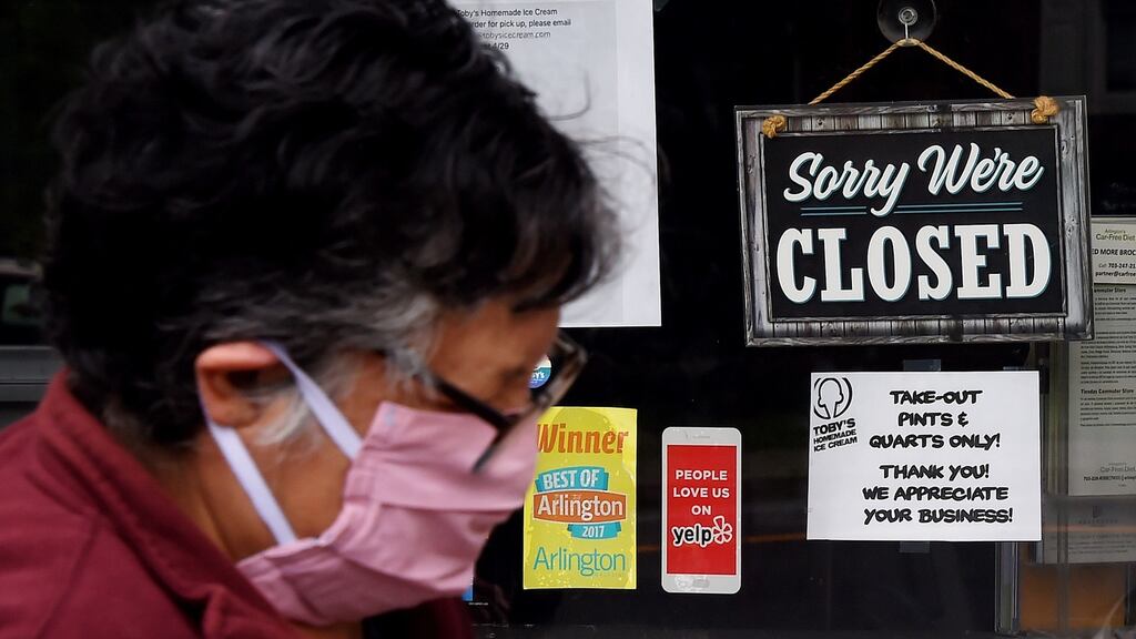 The global coronavirus pandemic has sparked an economic “crisis like no other,” sending world GDP plunging 4.9 percent this year and wiping out $12 trillion over two years, the IMF said. Photograph: Getty Images