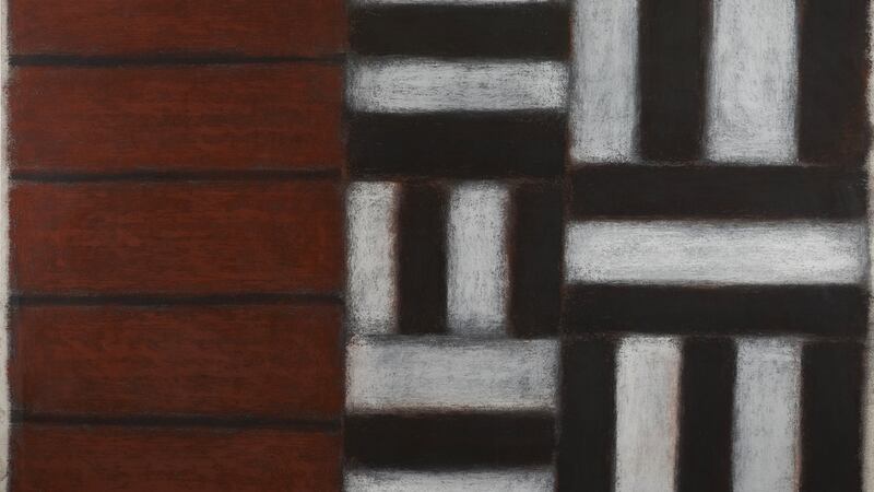 A pastel by Sean Scully, titled 1.6.92, which sold for €165,000 at deVeres
