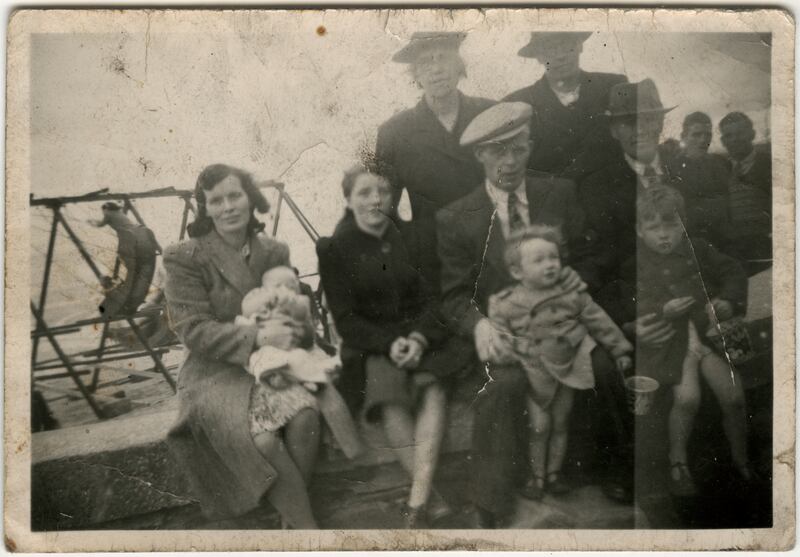 Clerkin family on a trip to Blackrock, Co Louth. Photograph: Clerkin family, courtesy of Photo Album of the Irish/Photo Museum Ireland