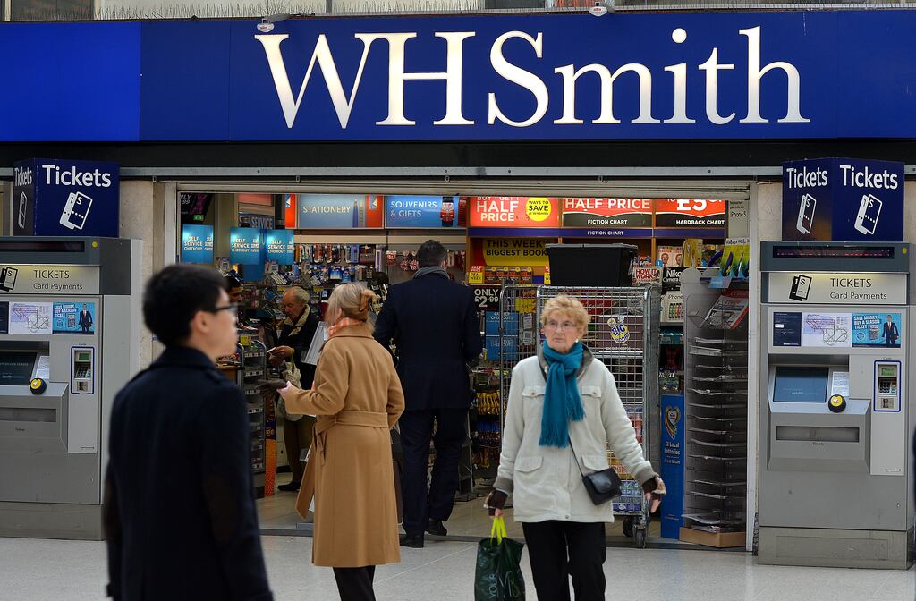 WHSmith said full-year profits would be towards the top end of market forecasts as its travel business continues to recover. Photograph: PA