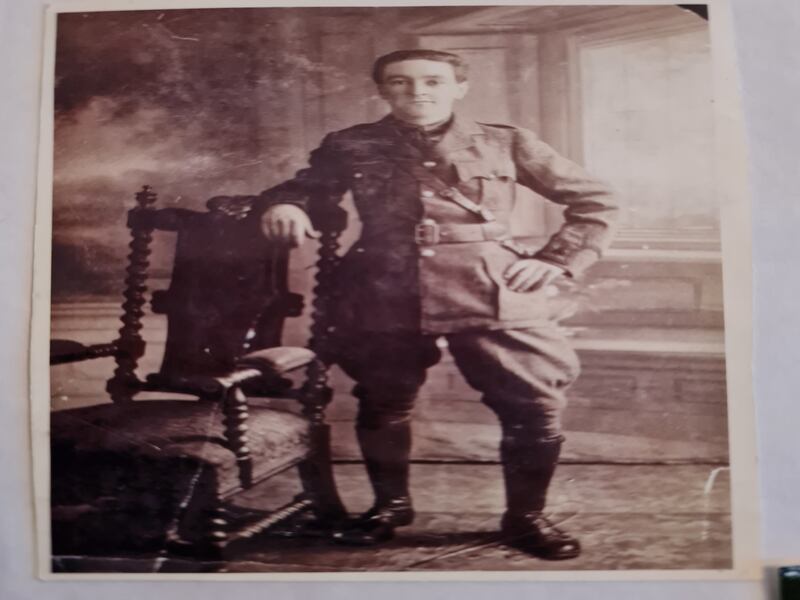 Capt Tadhg (Timothy) Kennefick (29), who was killed by Free State troops near Coachford in Mid-Cork on September 8th, 1922. Photograph courtesy of Tony McCarthy