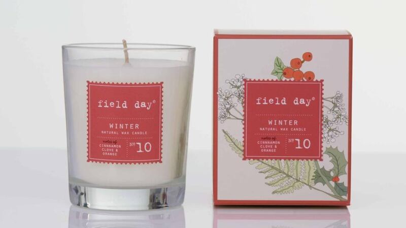 Field Day Winter candle (€17.95 plus delivery from fielddayireland.ie)