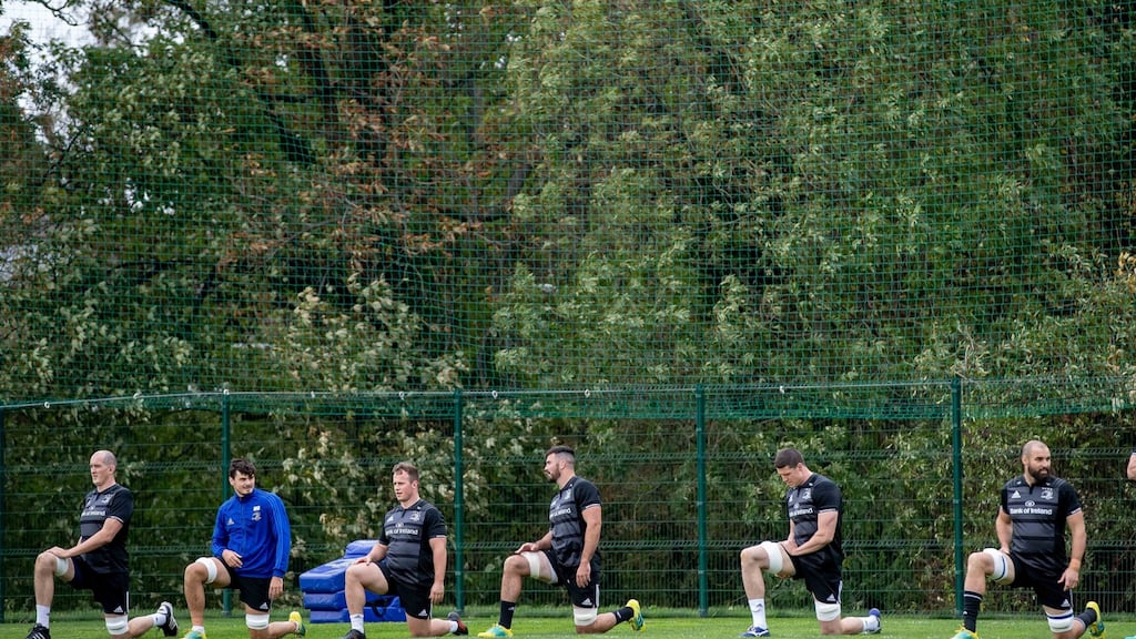 A view of Leinster training ahead of their Champions Cup Pool 1 match against Wasps at the RDS. Photo: Morgan Treacy/Inpho