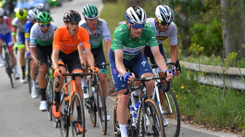 Sam Bennett last competed in the Volta ao Algarve in Portugal in early May. Photograph: Luc Claessen/Getty Images