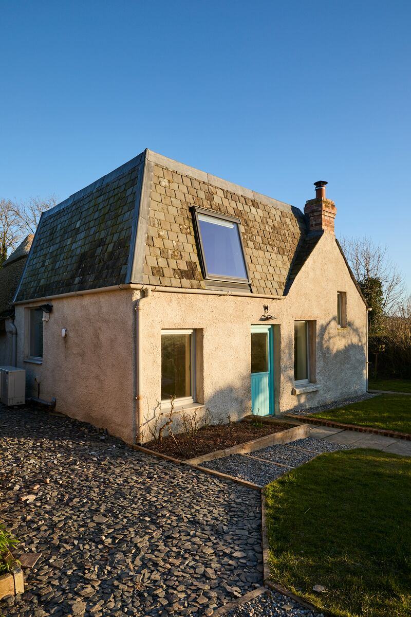 Patti O'Neill's thatched cottage. Photograph: Philip Lauterbach