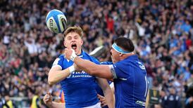 Louis Lynagh grabs debut try as Italy beat Scotland in Rome