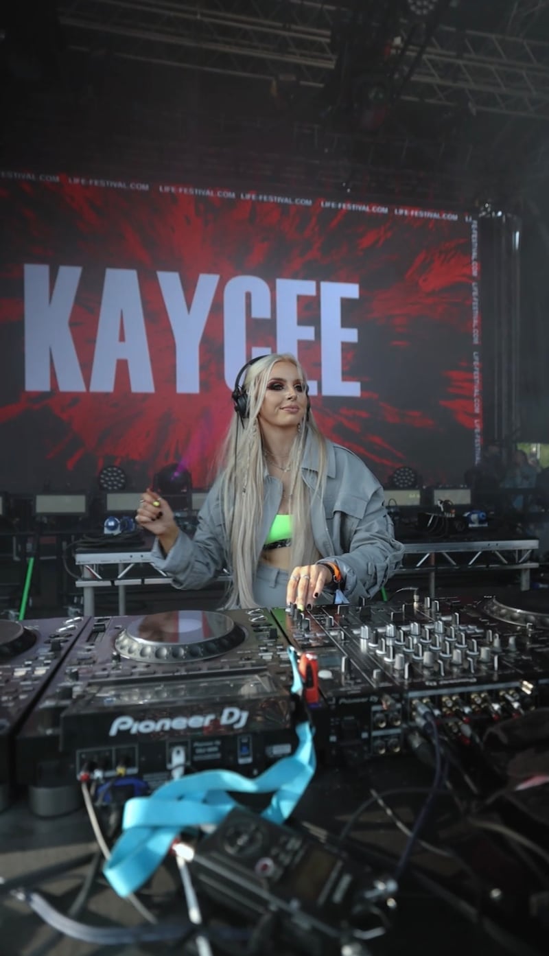 Looking back at her first events when she was about 19 or 20, Kaycee says that being a girl actually played in her favour