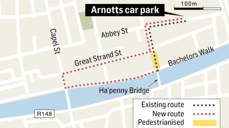 The council earlier this year decided to draw up plans for a new plaza on the northside of the city following the refusal by An Bord Pleanála of the College Green plaza.