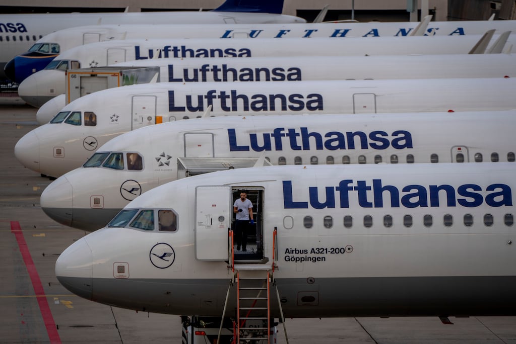 Lufthansa pilots are set to strike for two more days (Michael Probst/AP)