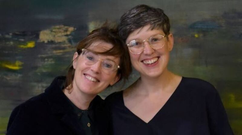 Dr Clare MacCumhaill (left) with Dr Rachael Wiseman