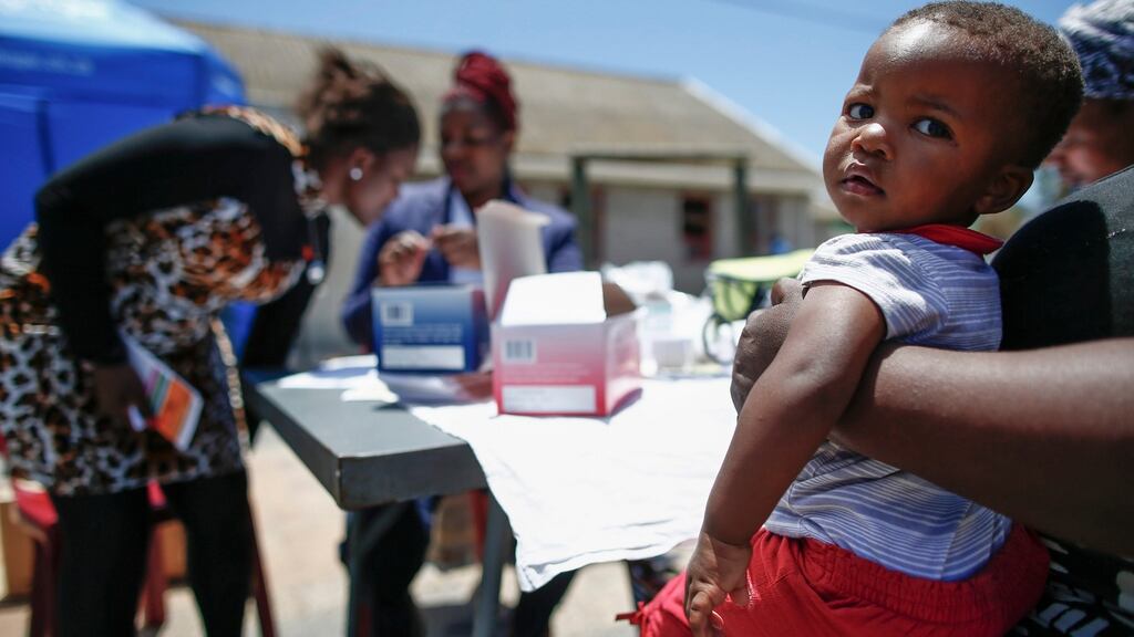 Tax avoidance by multinationals costs poor countries  €92 billion a year, which could fund healthcare to save the lives of at least six million children. Photograph: Nic Bothma/EPA