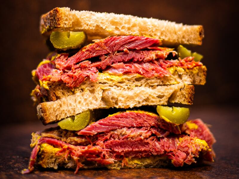 Salt beef sandwich from Deli 613