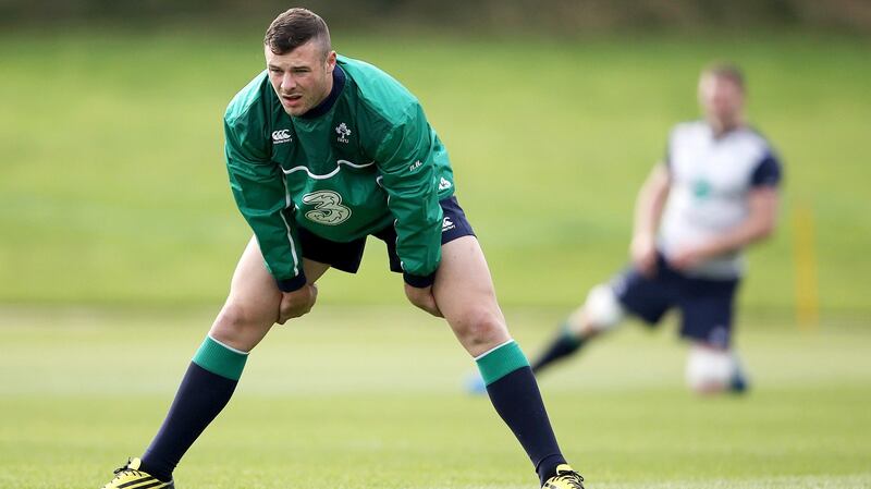 Robbie Henshaw makes his return for Ireland against Italy this weekend. Photograph: Dan Sheridan/Inpho