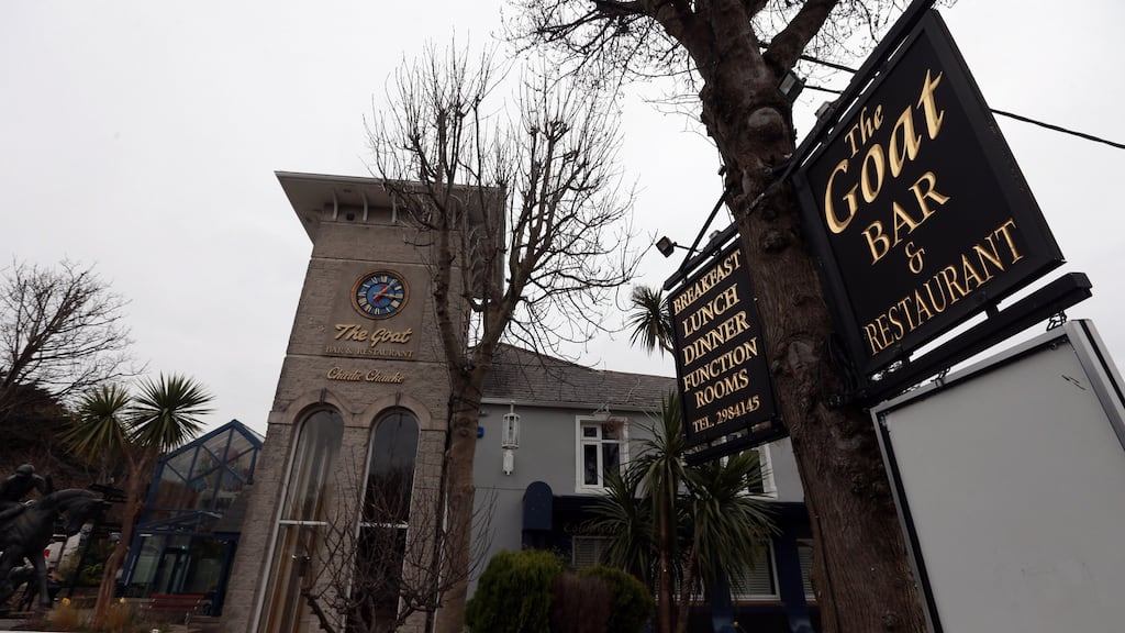 The Goat Bar and Grill in Goatstown, south Dublin. Plans by Charlie Chawke to build 299 apartments, a hotel and commercial units has met with local opposition. Photograph : Laura Hutton / The Irish Times