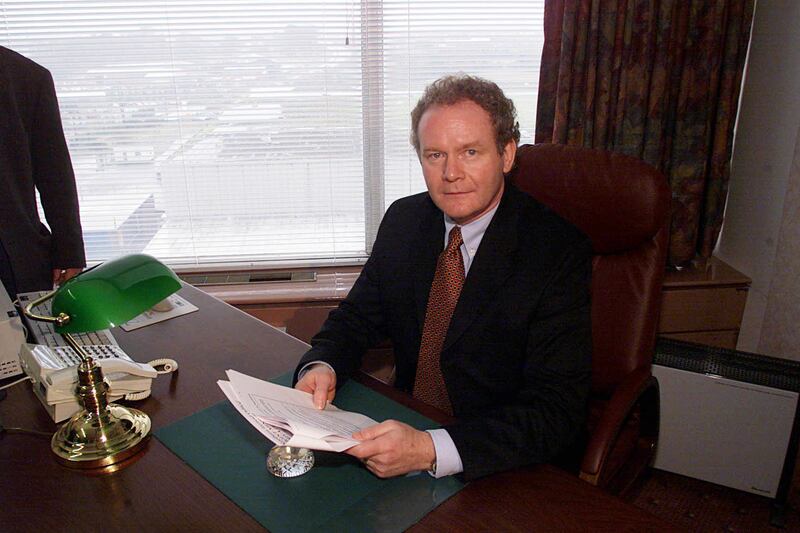 Martin McGuinness in 1999. Photograph: Chris Bacon/PA Wire