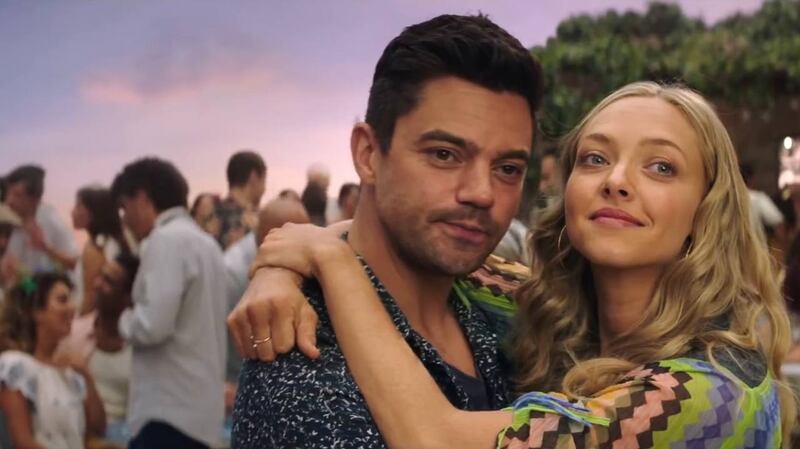 Dominic Cooper and Amanda Seyfried in Mamma Mia! Here We Go Again. Photograph: NBCUniversal