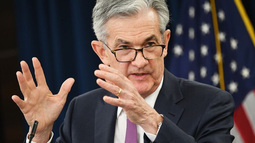 US Federal Reserve chairman Jerome Powell .