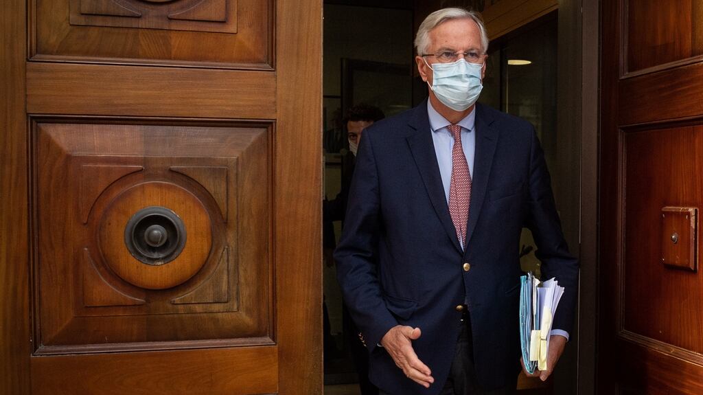 Michel Barnier, the European Union’s chief Brexit negotiator, in London last week.  Photograph: Leon Neal/Getty Images