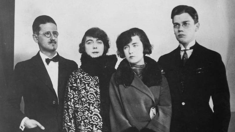 Nora Barnacle and James Joyce with their children, Lucia and Giorgio. Photograph: Archive Photos/Getty