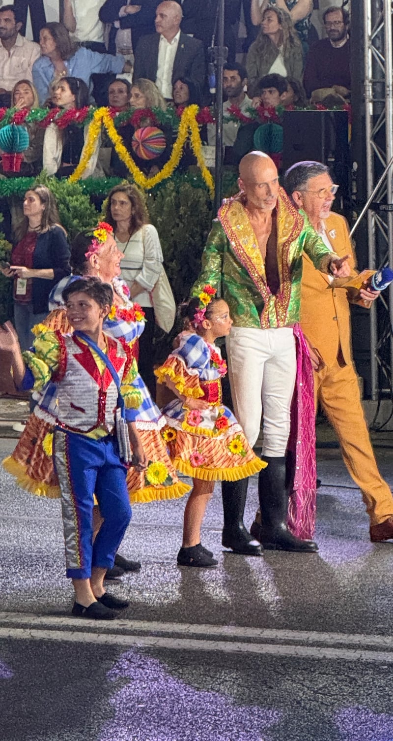 St Anthony's Eve parade, Lisbon. Photograph: Gemma Tipton