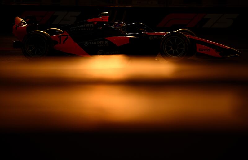 Alex Dunne on track in Jeddah in April. Photograph: Clive Mason/Getty Images
