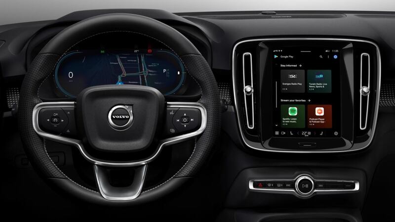 The Volvo XC40 comes with a new infotainment system.