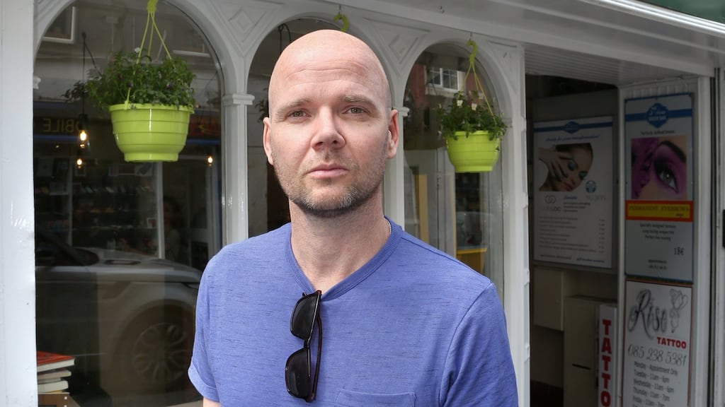 JP O’Brien is the owner of Little Collins Dispensary in Galway city, where €10,000 worth of plant produce was confiscated last week. Photograph: Joe O’Shaughnessy