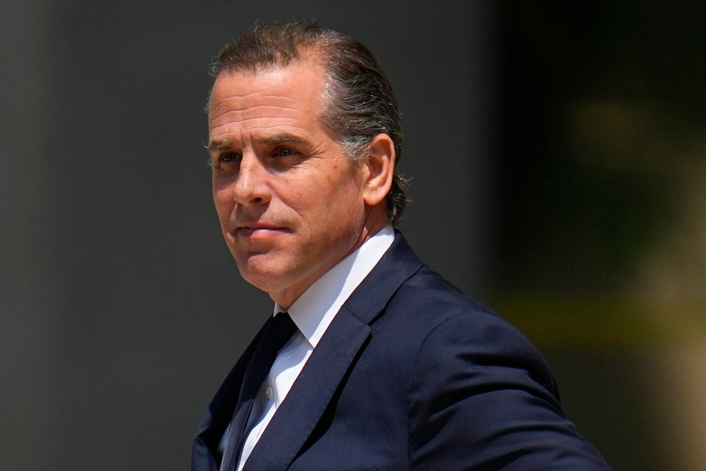 Hunter Biden's lawyer said in court he plans to file a motion to dismiss the charges, challenging their constitutionality. Photograph: Julio Cortez/AP