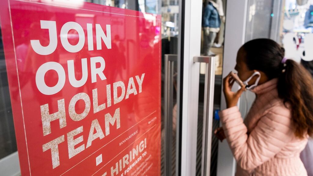 The US labour department reported weaker than expected job growth in September, in part because of difficulties filling open jobs. Photograph: Justin Lane/EPA