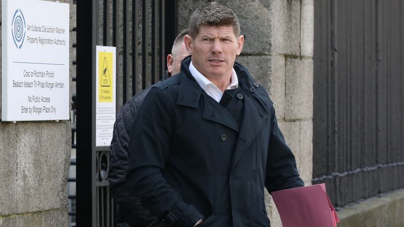 Former professional boxer, Jim Rock leaving the Four Courts on Tuesday. Photograph: Collins Courts