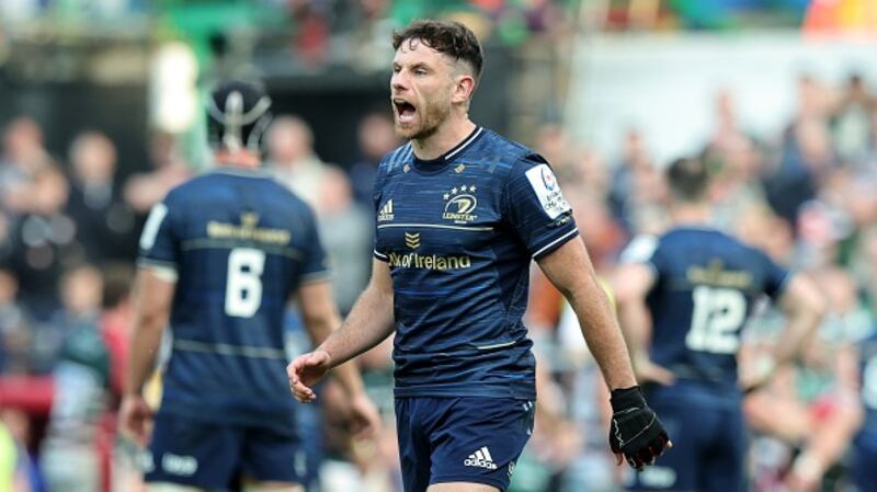 Hugo Keenan is one of the few Leinster players to have accumulated more minutes than his Toulouse counterpart, Thomas Ramos. Photograph: David Rogers/Getty Images