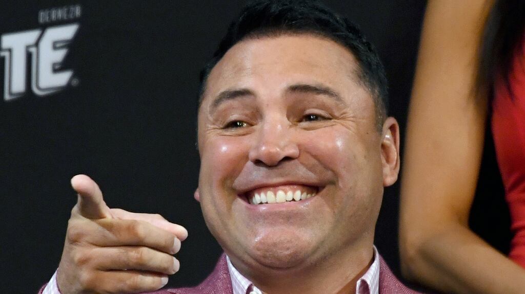 Oscar De La Hoya: ‘It is a serious proposition,’ he says of his plans to return to the ring. ‘The main reason is because I love it and I miss it.’ Photograph: Ethan Miller/Getty Images