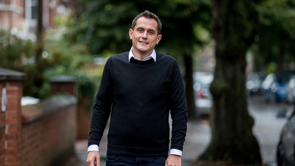 Gay rights campaigner Justin McAleese aid he had a “huge problem” with the level of leadership in the Catholic Church. Photograph: Liam McBurney/PA Wire