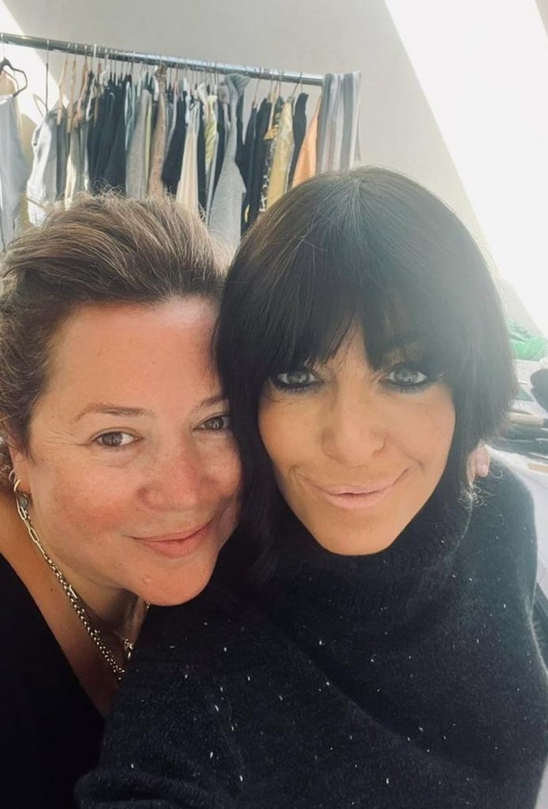 Sinéad McKeefry and presenter Claudia Winkleman