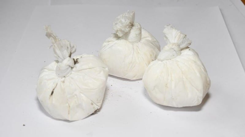 A quantity of suspected cocaine with an estimated street value of €6,000 was also recovered from the site.