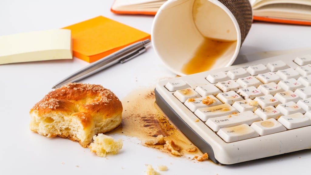 Slovenly work colleagues are a fact of office life.