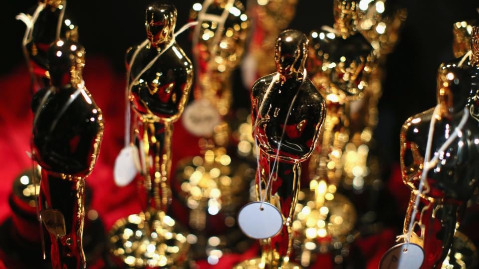 Behind the scenes: Oscars wating to be awarded in 2014. Photograph: Christopher Polk/Getty