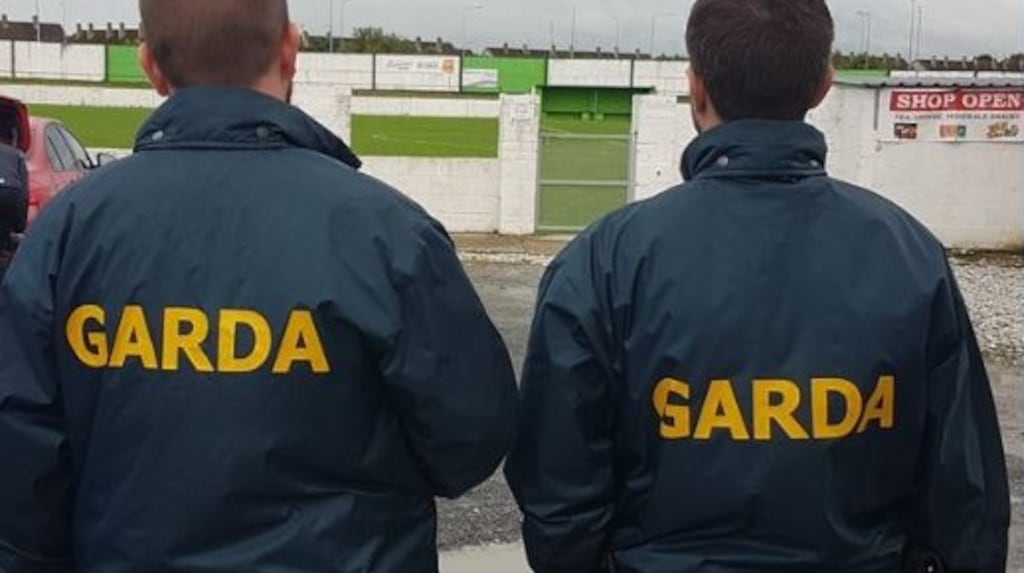 An image tweeted by the Garda as they announced the searches in Limerick. Garda Síochána