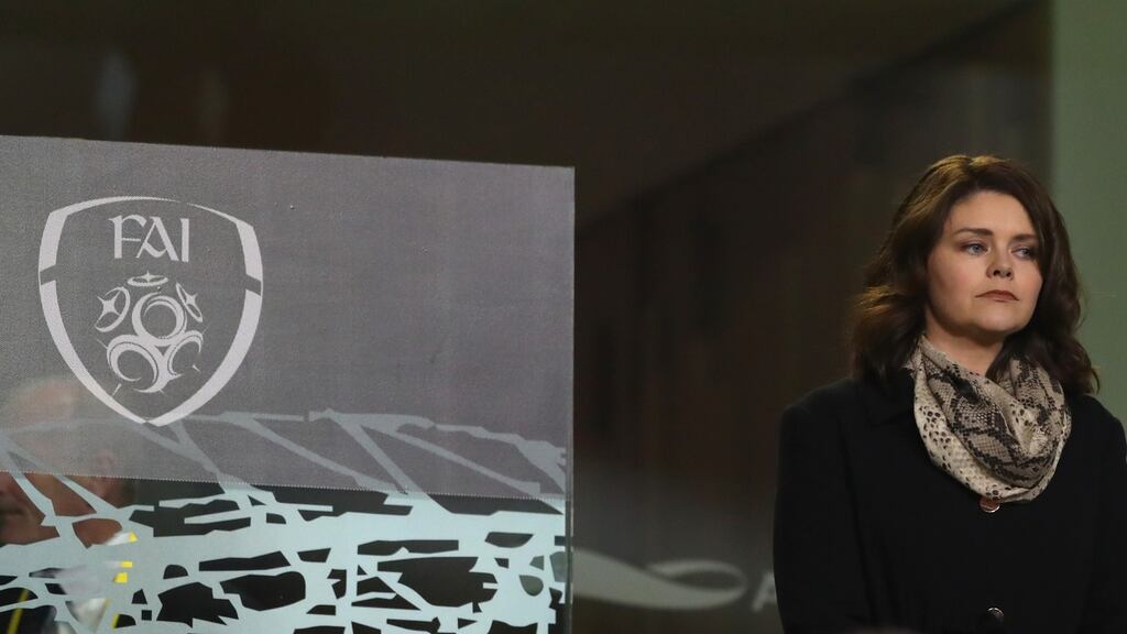 FAI Interim CEO Rea Walshe has said that the visit of Uefa officials is welcome. Photo: James Crombie/Inpho